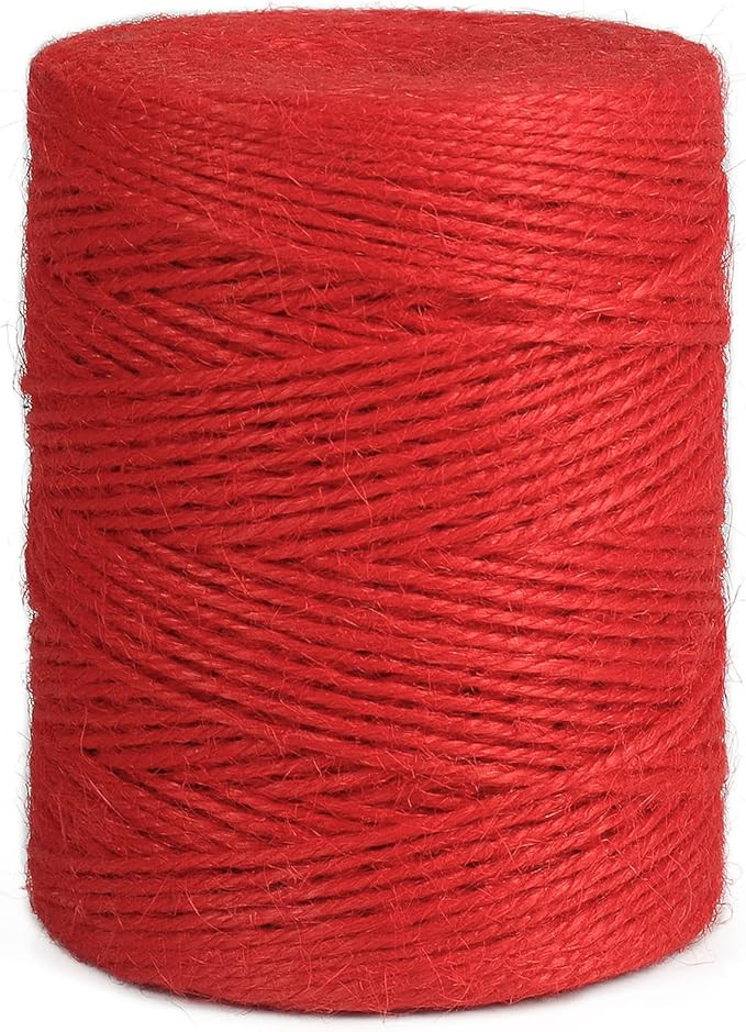 Vivifying Red Twine, 656 Feet 2mm Christmas Twine String for Gift Wrapping, Crafts, Packing and D... | Amazon (US)