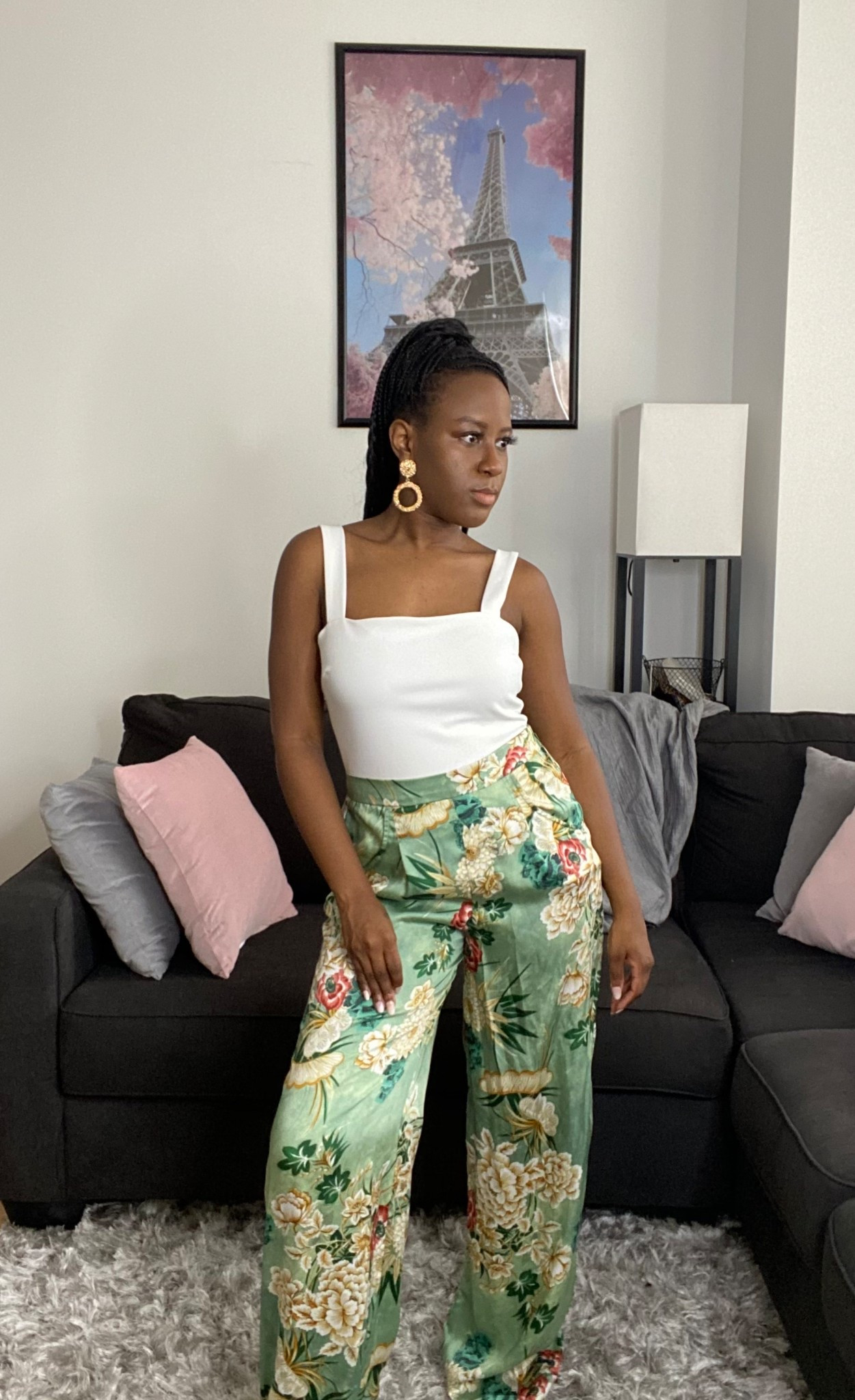 A basic white top and pop out pants

Square neck bodysuit 
Print wide leg pants

Bottoms // shirt // printed // multicolor // jewelry // earrings // gold // summer // summer outfit // vacation outfit



#LTKStyleTip #LTKFindsUnder50