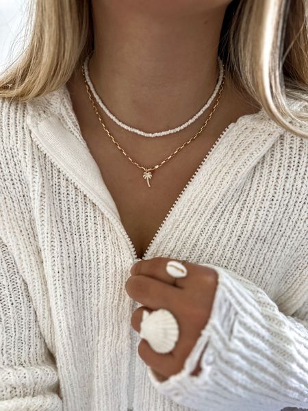 Dainty boho cuties perfect for everyday and for gifting✨

#necklace #jewelry #rings #shellaccessories #gift #giftidea #boho 
#summer #summeroutfit



#LTKFindsUnder100 #LTKGiftGuide #LTKFindsUnder50