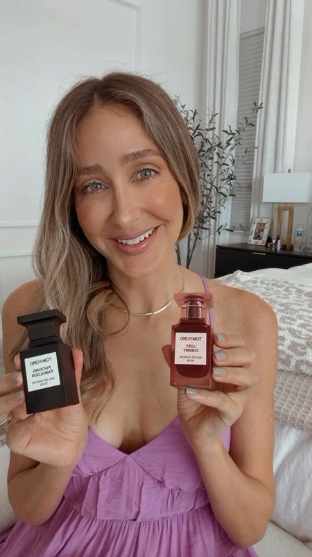 Here is a review of the new @TomFordBeauty fragrances! I am obsessed with the candy like scent from the lost cherry perfume. I have them all linked on my ltk shop under alinelowry 
#TFBLxLTKPartner @sephora

#LTKover40 #LTKbeauty #LTKVideo