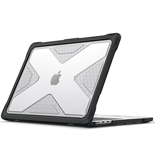 Fintie Case for MacBook Air 13.6 Inch A3449 A3240 A3113 A2681 (2022 2023 2024 2025 2026 Release) - Heavy Duty Rugged Hard Shell Case Cover for MacBook Air 13 Inch M2 M3 M4 M5 Chip, Clear | Amazon (US)