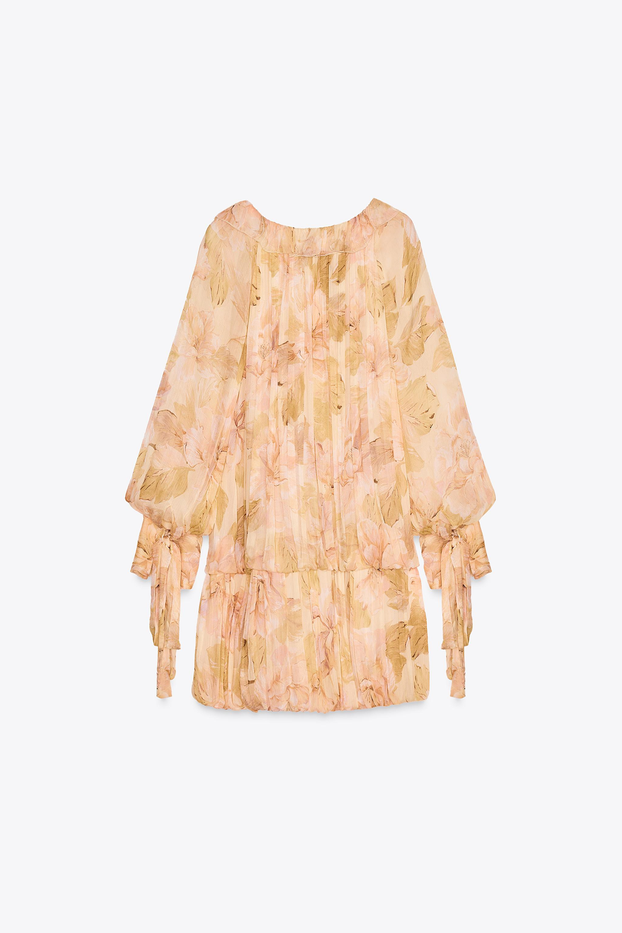 PRINTED SHORT DRESS ZW COLLECTION | Zara US