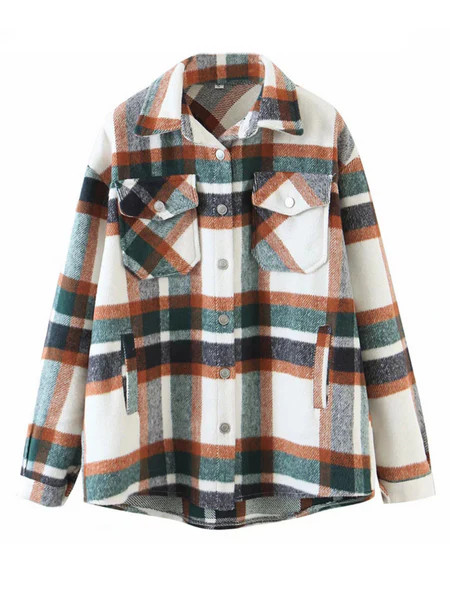 'Hilary' Plaid Oversized Shirt (2 Colors) | Goodnight Macaroon