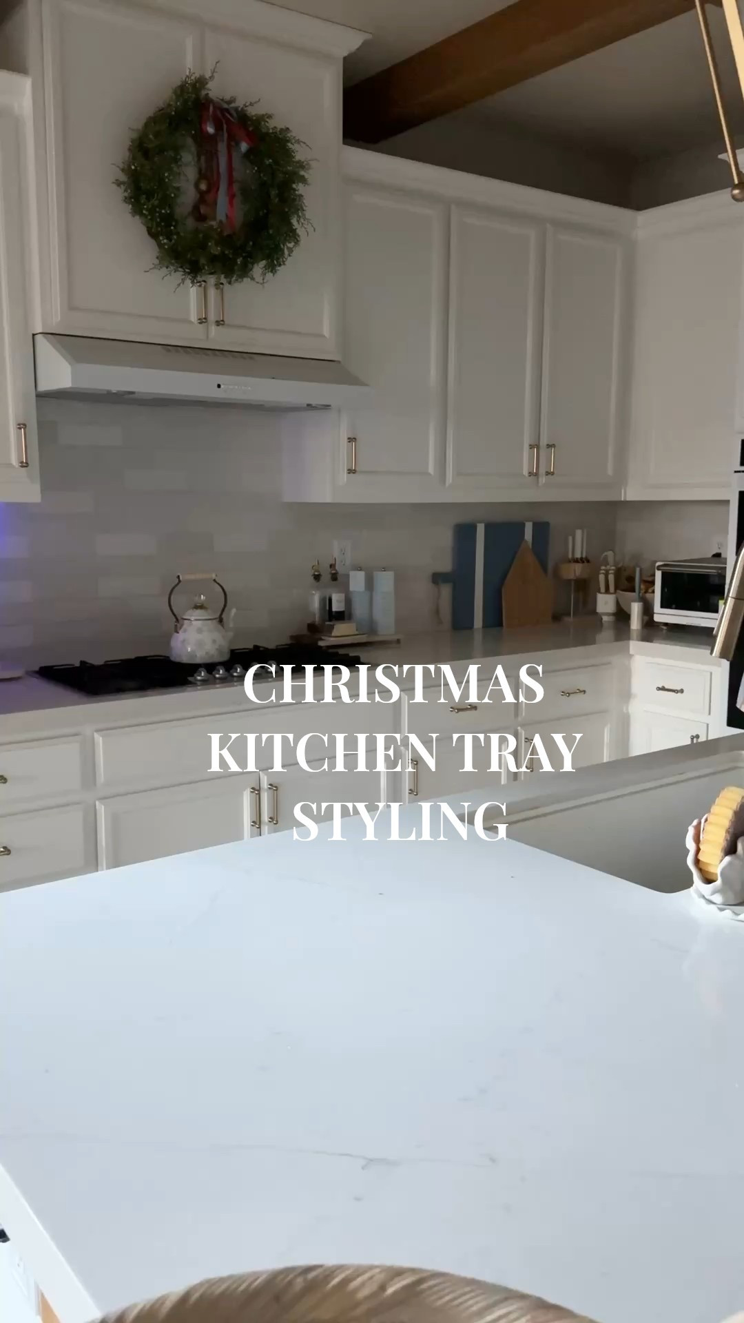 Christmas Kitchen Island Tray Styling 

#LTKHoliday #LTKHome