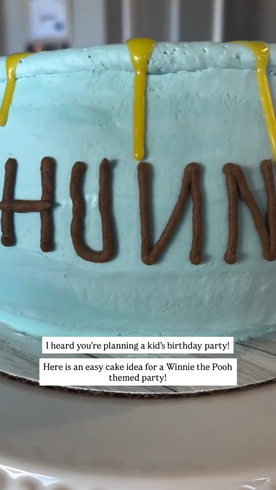 This and more kid’s birthday party ideas on my Pinterest if you’re interested! 🩷 

This one is such a classic party theme with so much potential!

“Our little Hunny is turning ONE”

“Winnie the TWO”

“A Very Merry Unbirthday”

Imagine: Honey Pot Cake, Honey Bee cake pops

Snacks: Eeyore’s House of Sticks (pretzels), Tigger Tails (cheezies), Rabbit’s Veggies (veggie plates), Teddy Graham Crackers with red shirts drawn on to look like Pooh Bear

One Hundred Acre Woods decorations (earth toned balloons, rustic signs)

What would you add to your party supplies list for this theme?

#kidsbirthdaypartyideas #buttercreamcake #cakedecorating #winniethepooh #diybirthdayparty 

kids birthday party ideas | buttercream cake decorating | moms of toddlers | diy birthday party ideas

#LTKbaby #LTKfamily #LTKkids