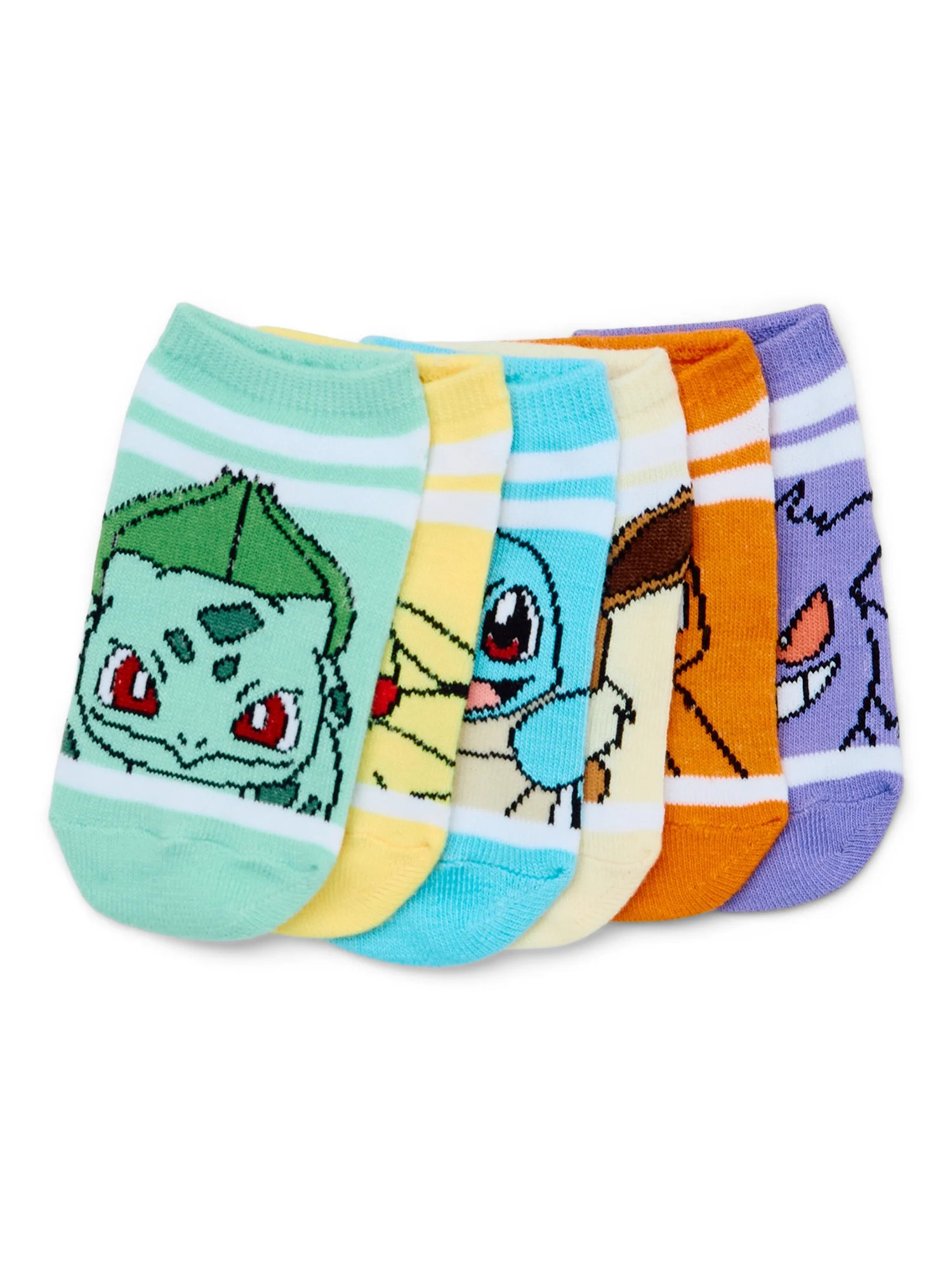Pokemon Boys No-Show Socks, 6-Pack, Sizes S-L | Walmart (US)