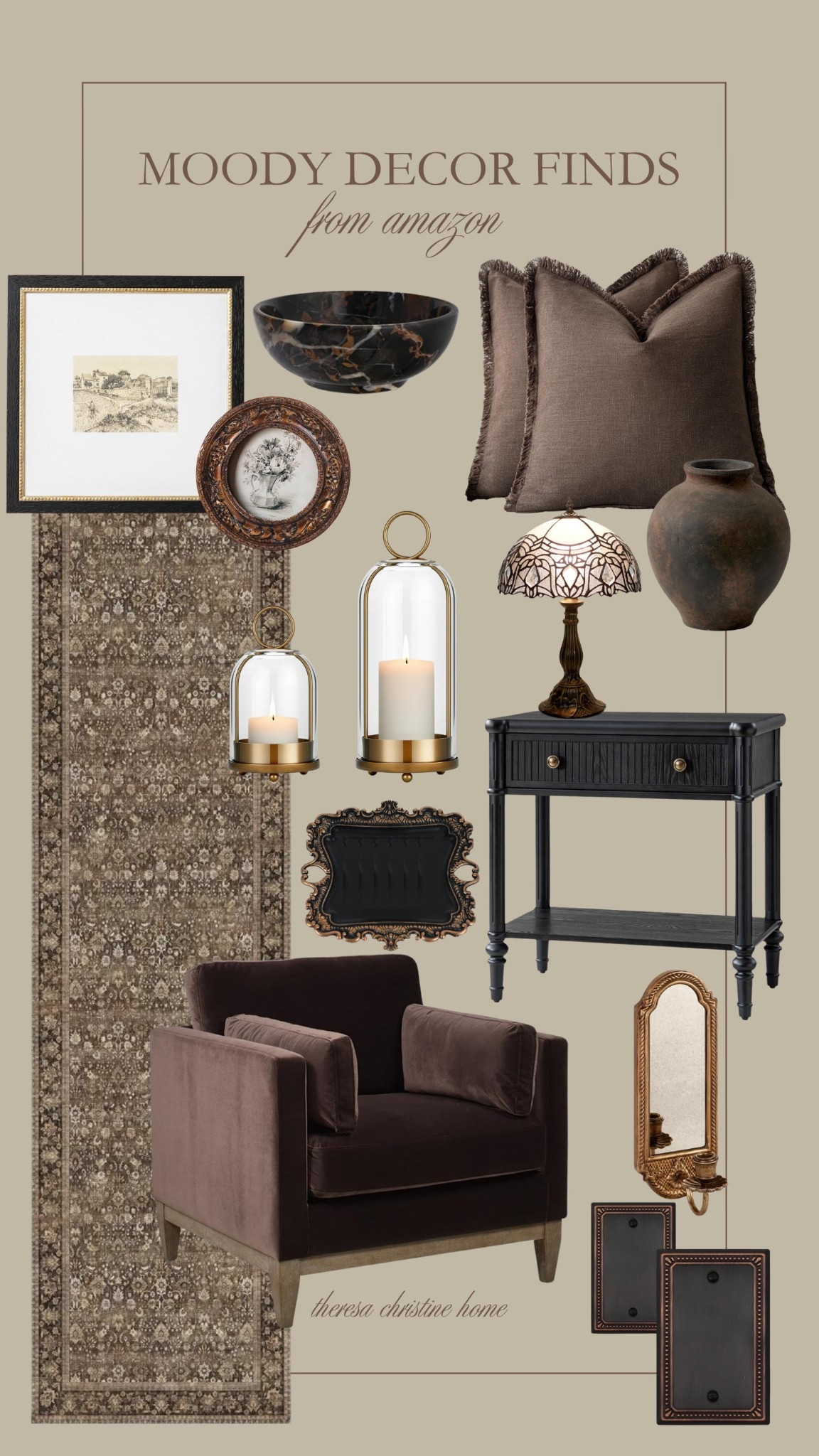 Moody decor finds from Amazon 🤎🖤 Amazon home, Amazon finds, moody decor, neutral home 

#LTKHome