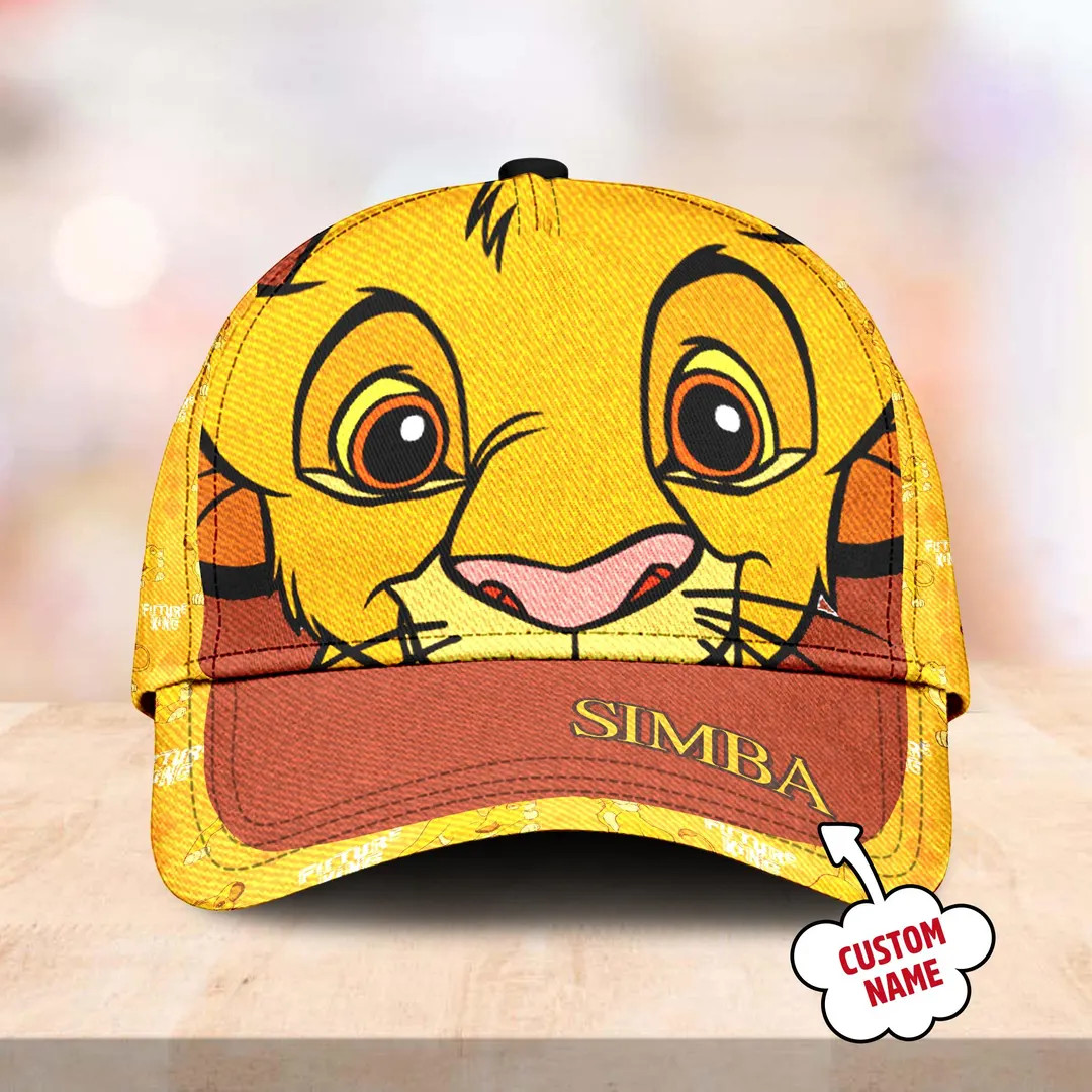 The Lion King Classic Cap, Simba Lion King Baseball Cap, The Lion King Character Hat, Simba Carto... | Etsy (US)