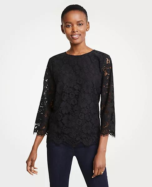 Floral Lace Top | Ann Taylor (US)