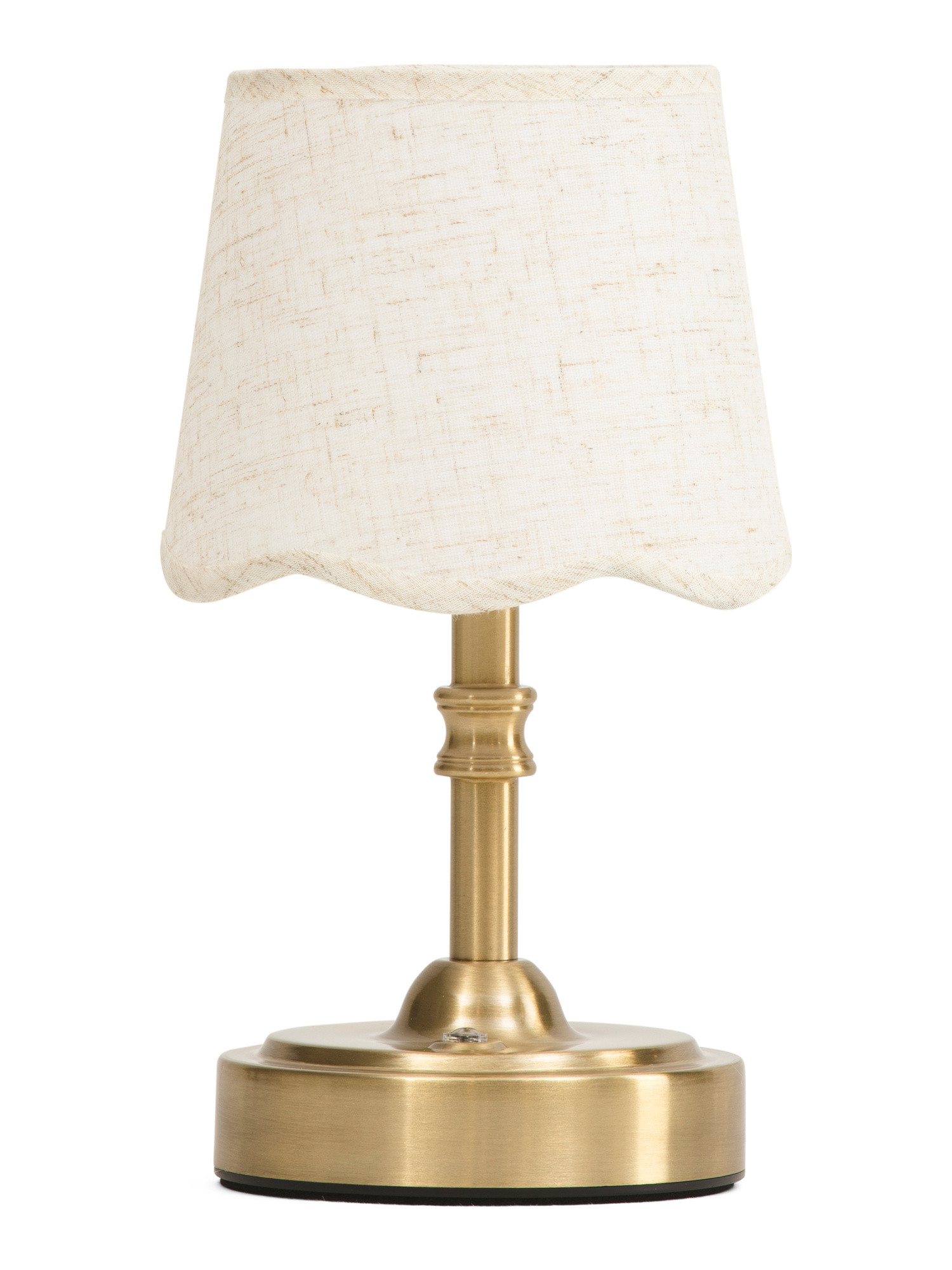 10in Rechargeable Wavy Fabric Shade Task Lamp | TJ Maxx