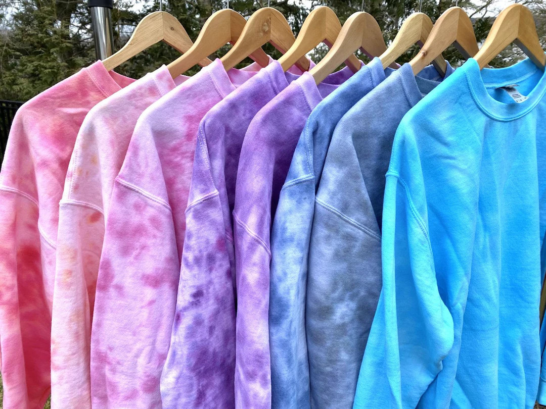 Tie Dye Sweatshirt, Tye Dye Shirt, Neutral Tie Dye, Tie Dye Crewneck, Blank Tie Dye, Womens Shirt... | Etsy (US)