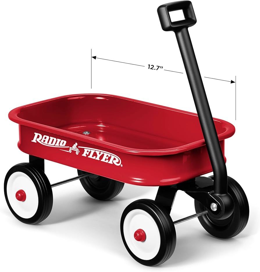 Radio Flyer Kids 12.5 Inch Little Red Toy Wagon, Small Toy Decor Wagon | Amazon (US)