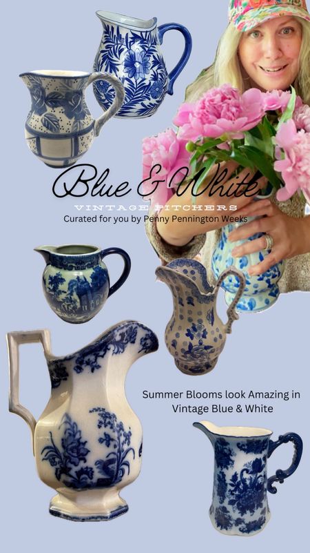 Blue and White Vintage Pitchers

I love filling my vintage pieces with blooms especially my vintage blue and white pitchers.

It’s the perfect pairing!

#LTKSeasonal #LTKfindsunder50 #LTKhome