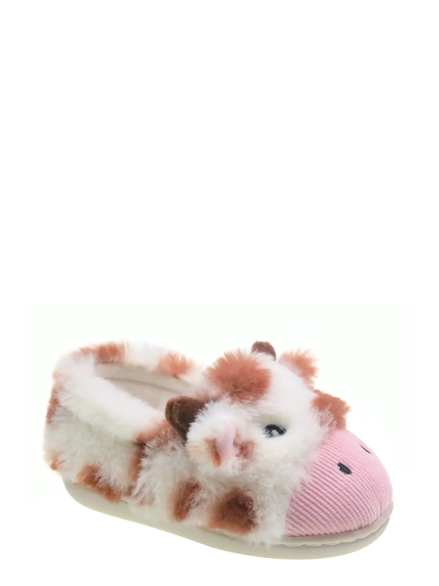 Wonder Nation Baby Girls Farm Animal Slippers | Walmart (US)