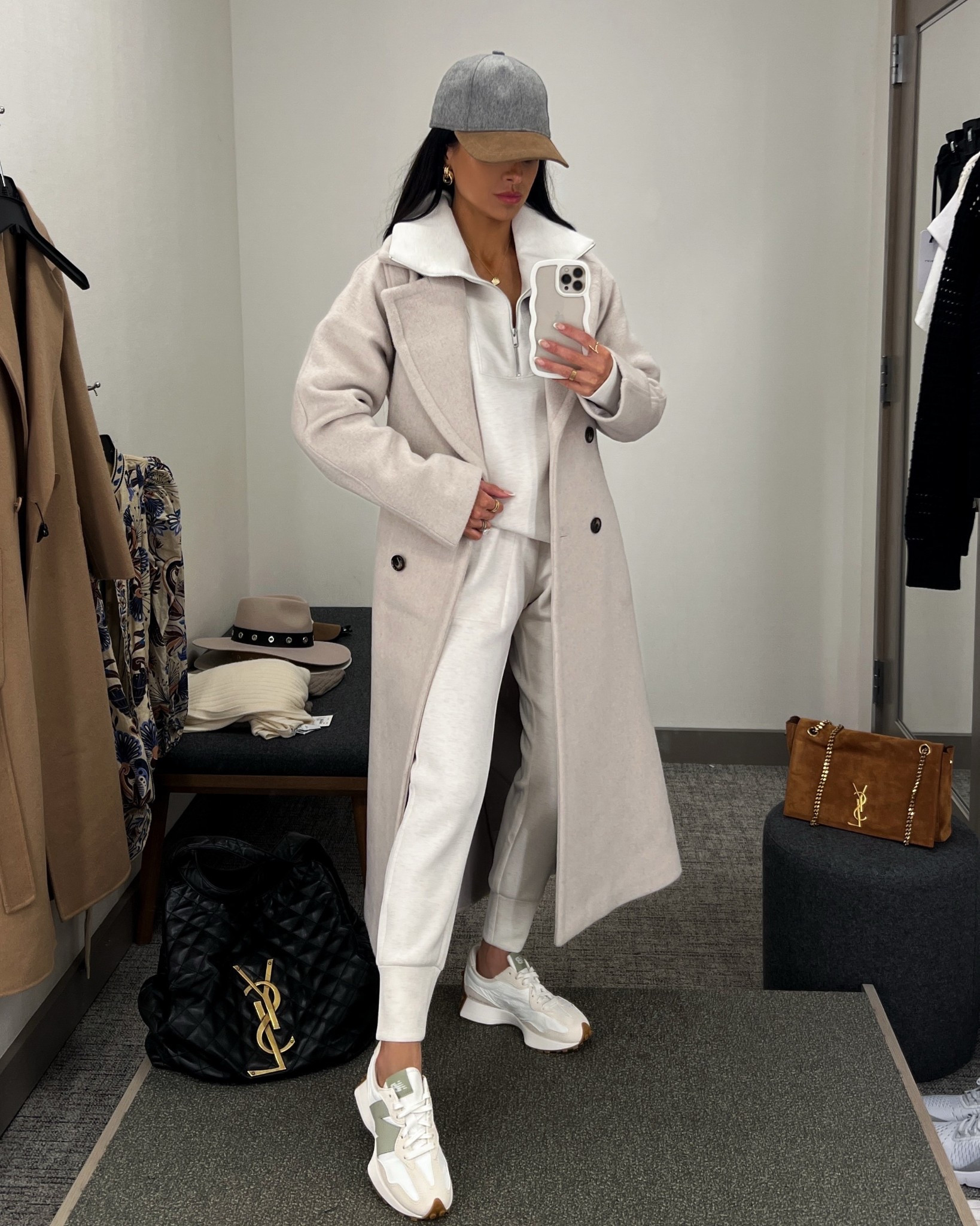Nordstrom anniversary sale 2025
Fall activewear picks / loungewear
Bernardo wool coat wearing an xs 
Zella ivory sweatsuit - wearing an XS
Nordstrom baseball cap
New balance 327 sneakers run TTS 
#nordstrom #nsale 

#LTKSeasonal #LTKFindsUnder100 #LTKSaleAlert
