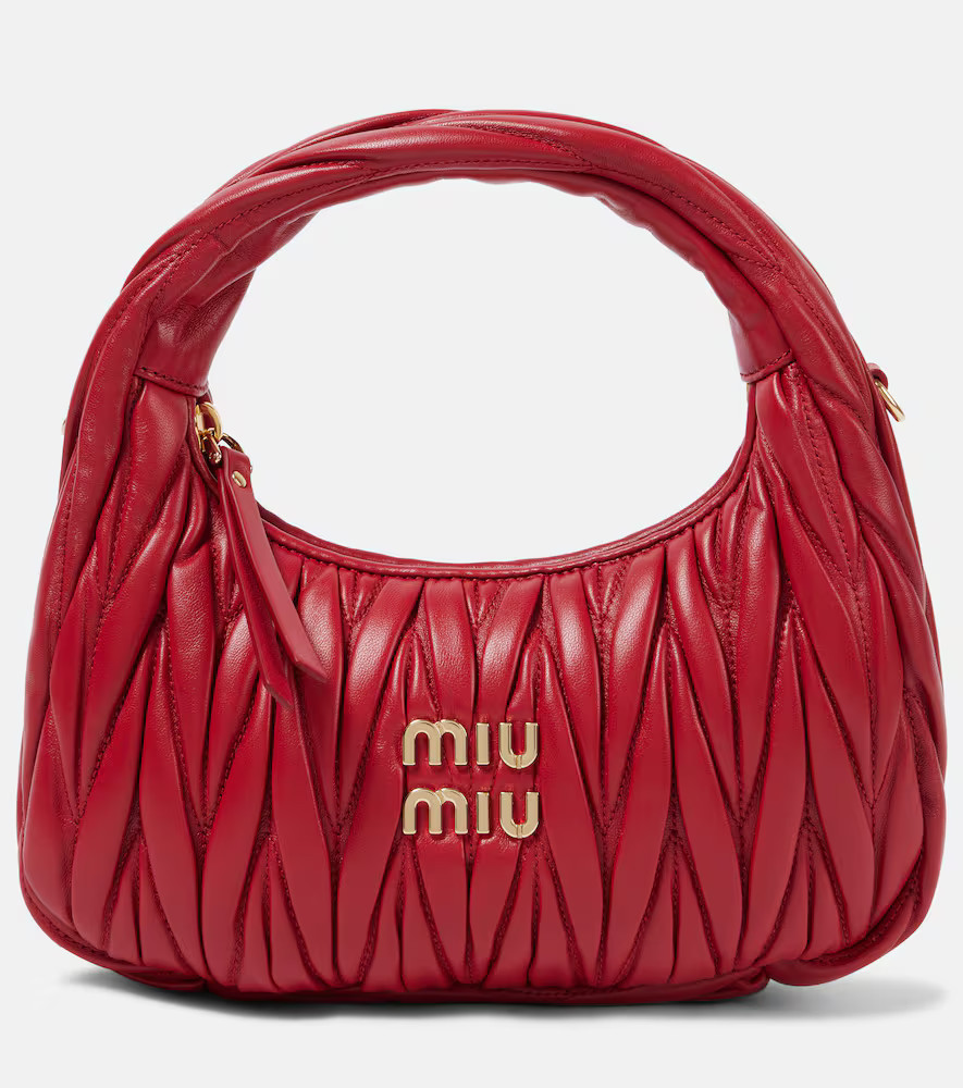 Miu Miu Wander Small matelassÃ© leather tote bag | Mytheresa (US/CA)