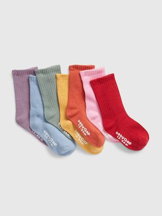 Toddler Organic Cotton Crew Socks (7-Pack) | Gap (US)