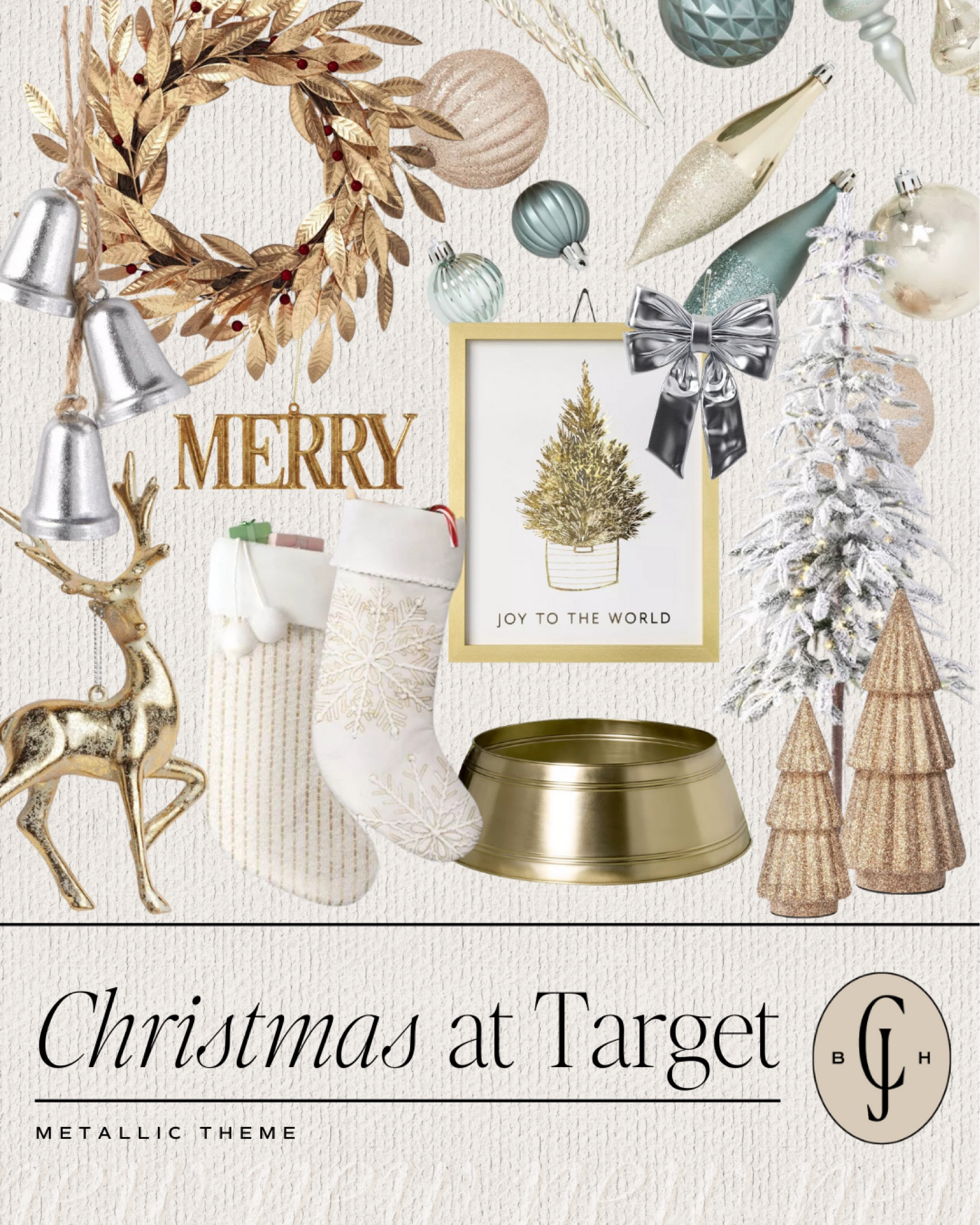 Shop all things metallic Christmas at @target #holidaydecor

#LTKHoliday #LTKSeasonal