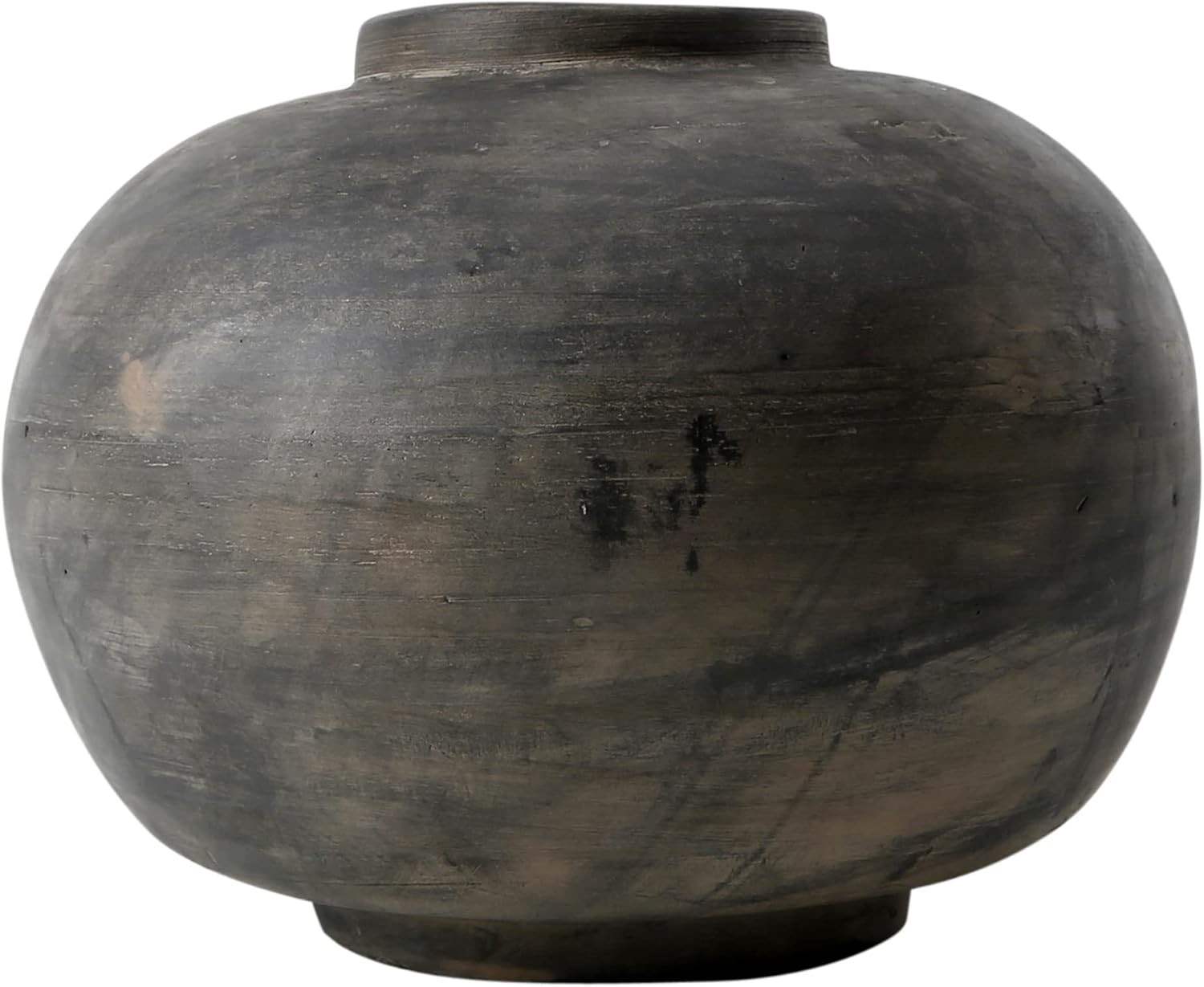 Lily’s Living Earthy Gray Round Pottery Pot, 13.4 Inch Long | Amazon (US)
