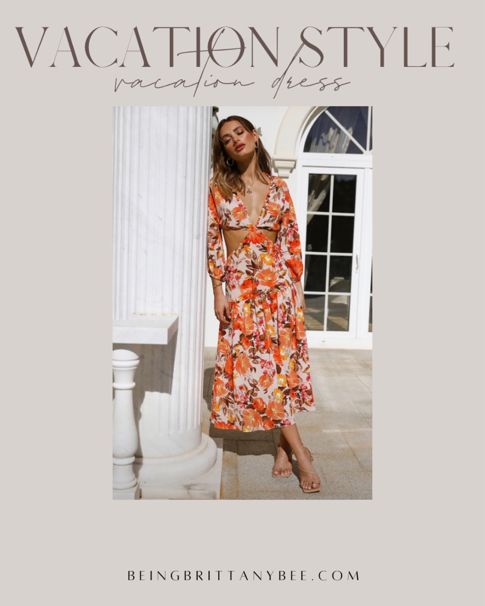 Vacation dress, vacation style
#BeingBrittanyBee

#LTKtravel #LTKstyletip #LTKunder100