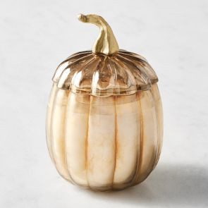 Williams Sonoma Pumpkin Spice Figural Candle, Small | Williams-Sonoma