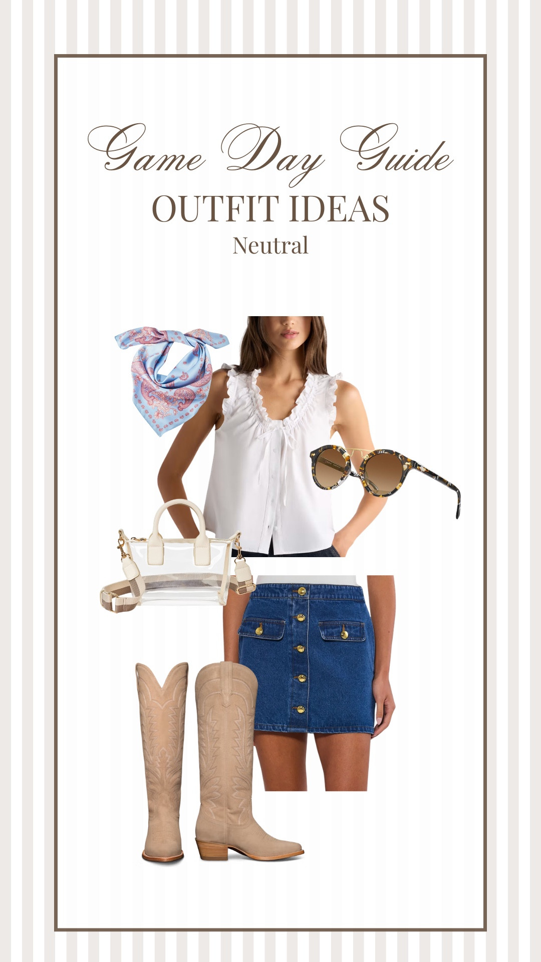 Neutral Football Game Day outfit ideas!

Game day outfit // football game outfits