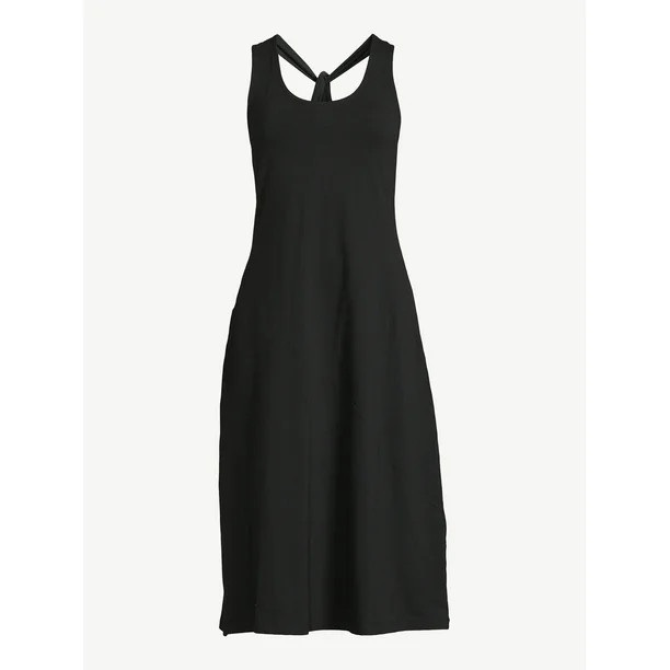 Free Assembly Women's Midi Tank Dress with Twist Back - Walmart.com | Walmart (US)