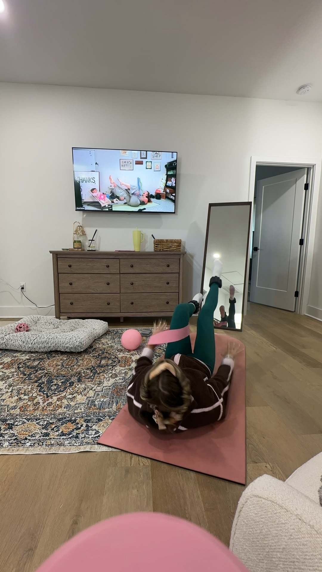 Amazon size small FAFOFA Ribbed Workout Outfits for Women 2 Piece Seamless Sport Bra High Waist Yoga Leggings Sets. My workout and workout gear for my daily workout. I take pilates classes from @lexfish on Instagram she has a whole online platform and membership! Most of my pilates gear and tools are from Bala. Bala use code SLOANE15. 
#workoutgear #workoutwear #pilates #ootd #outfit #athleticwear #athleticoutfit #bikershorts #sportsbra #pilatesoutfit #athleisure #bala #pilatesworkout #pilateslovers #pilatestiktok #balabangles @lexfish @lexfisher 

#LTKActive #LTKfitnessgoals #LTKmorningroutine