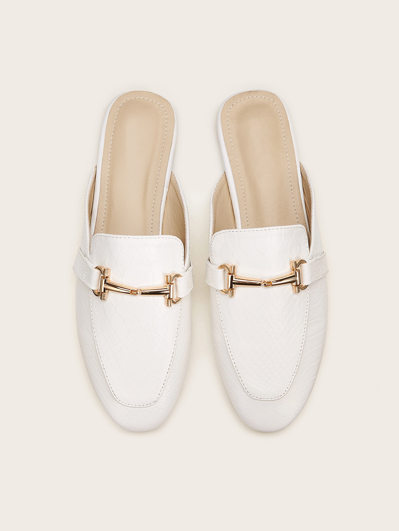 Metal Decor Flat Mules | SHEIN