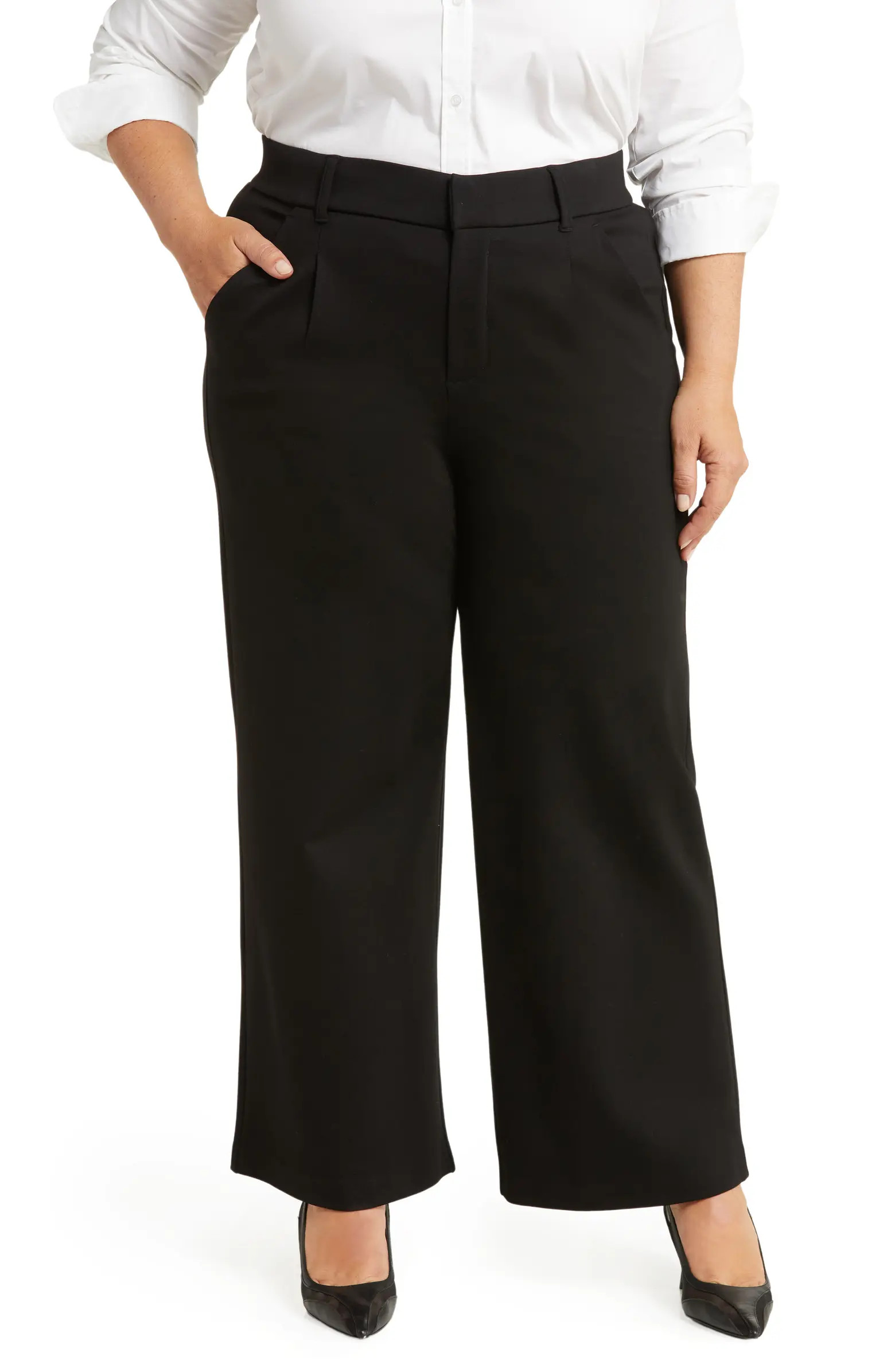 'Ab'Solution Sky Rise Wide Leg Pants | Nordstrom