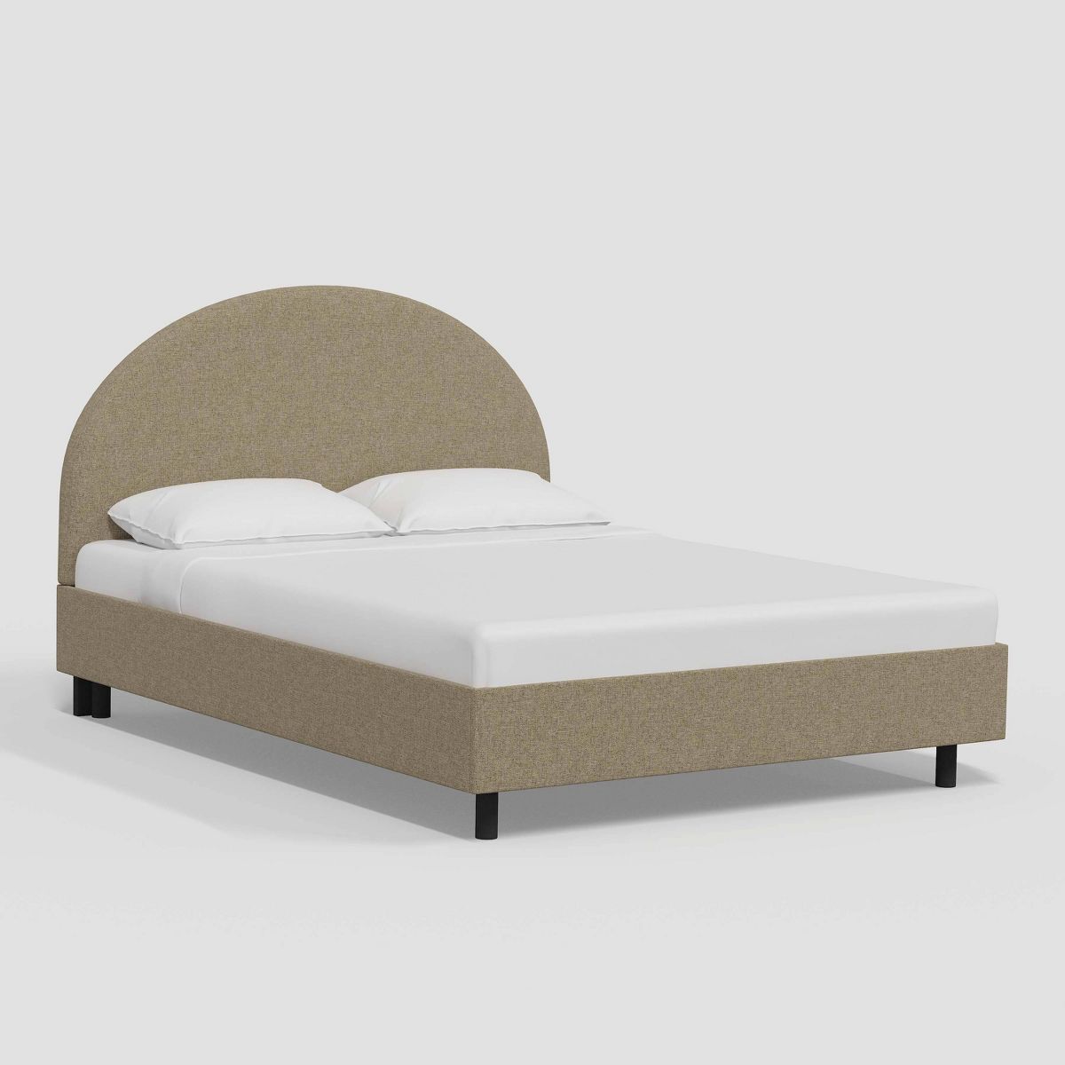 Adaline Platform Bed in Textured Linen - Threshold™ | Target
