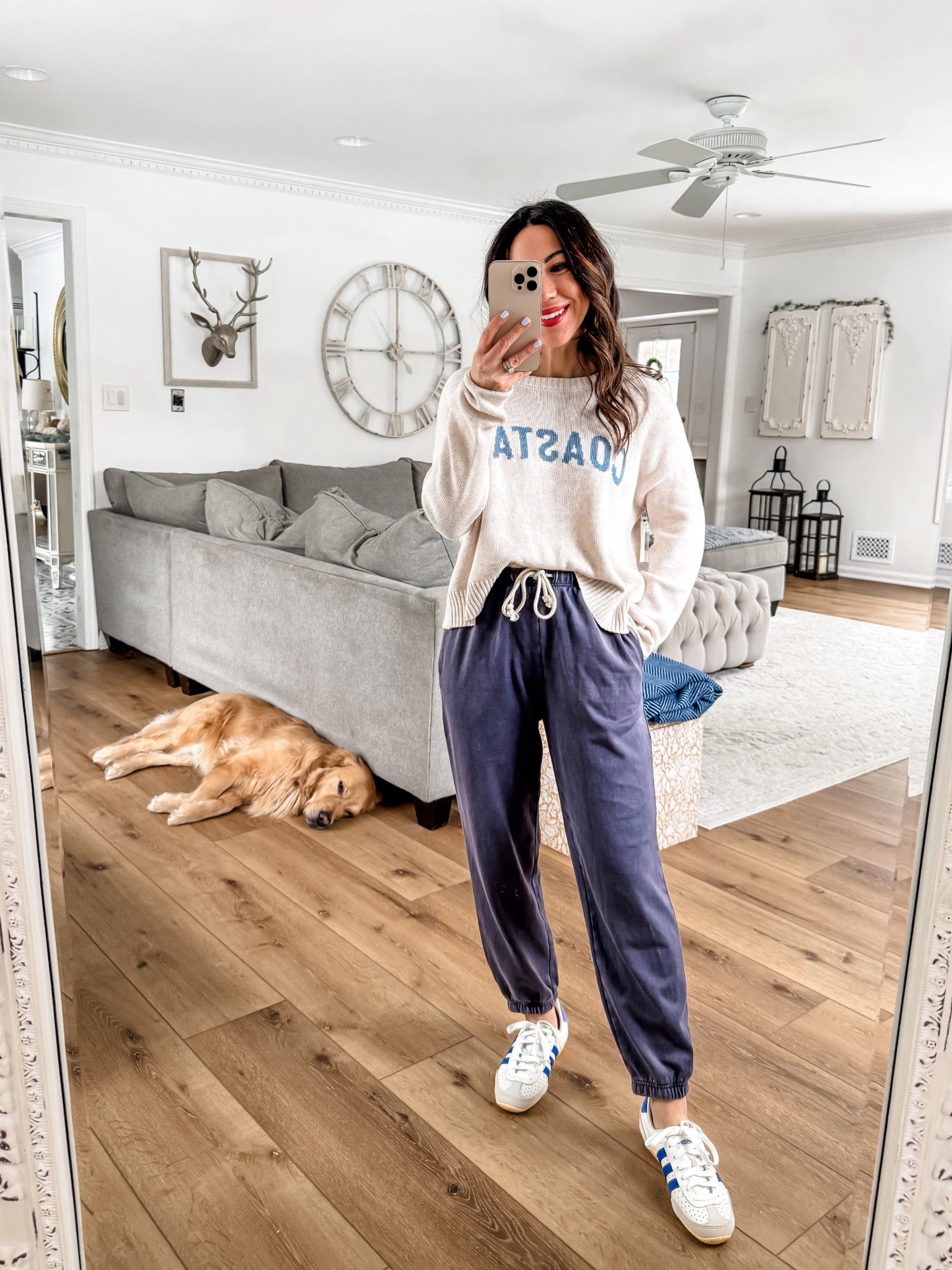 Sweatpants XS petite (code YOURS). Sweater small (code TAMMY10 at Studio 4). Sneakers size down. Utility jacket small. 
Denim jacket codes ff20. 



#LTKPetite #LTKOver40 #LTKSaleAlert

#LTKPetite #LTKSaleAlert #LTKOver40