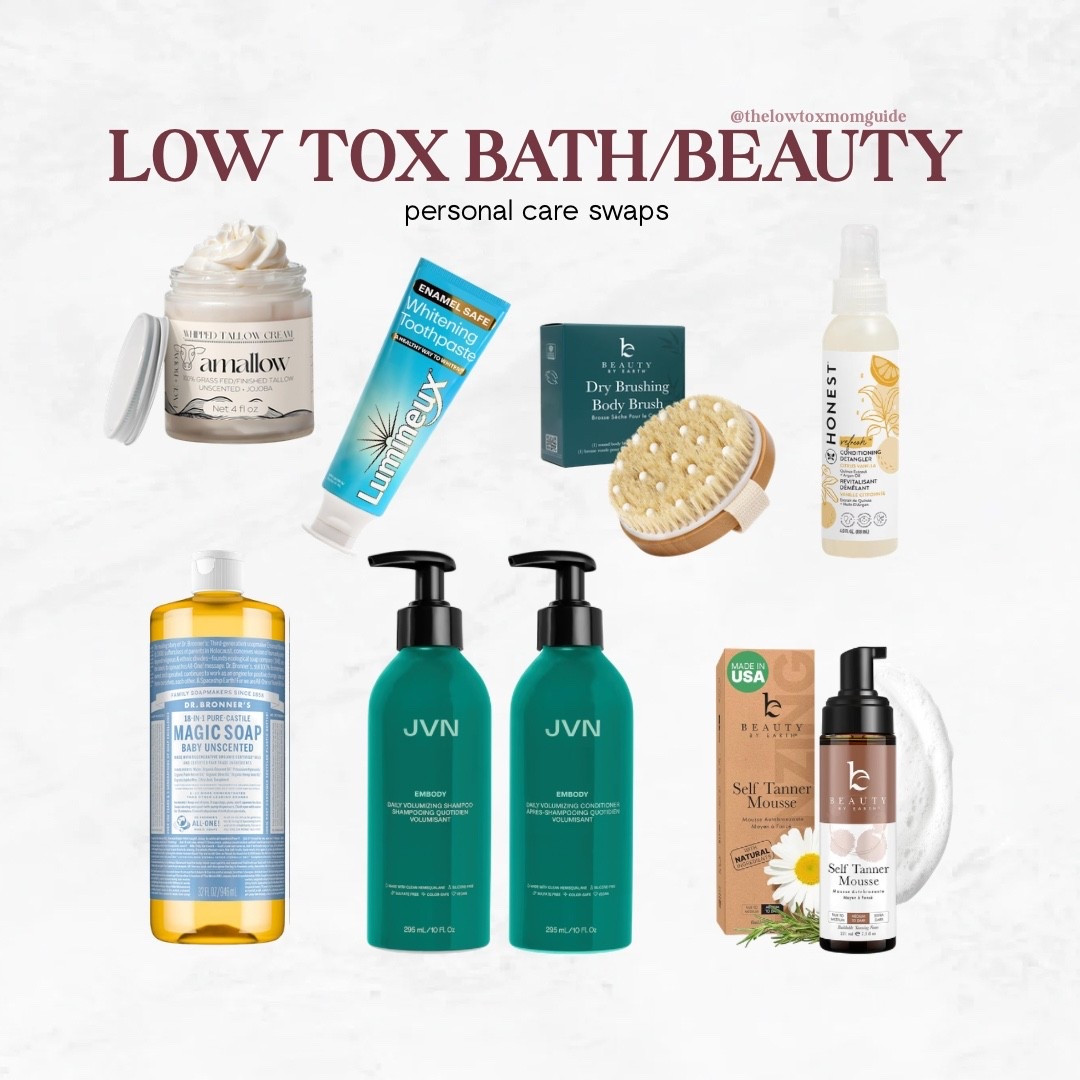 Low-tox bath & beauty doesn’t have to feel overwhelming or extreme 🌿
Small, thoughtful swaps in everyday routines can help reduce toxin exposure for the whole family—without giving up products that actually work ✨

#LTKBeauty #LTKdayinmylife #LTKmomlife