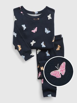 babyGap 100% Organic Cotton Butterfly PJ Set | Gap (US)