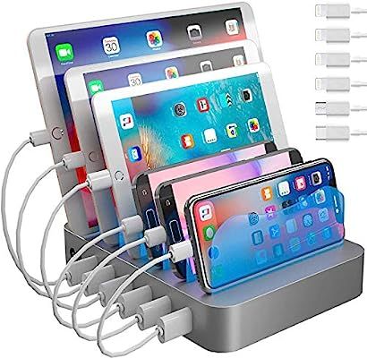 Hercules Tuff Charging Station for Multiple Devices, with 6 USB Fast Ports and 6 Short Mixed USB ... | Amazon (US)