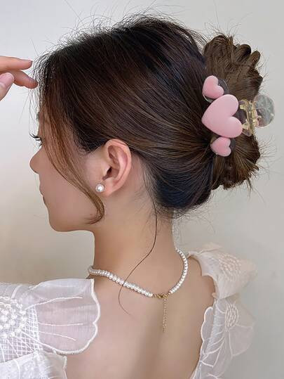Heart Decor Hair Claw | SHEIN