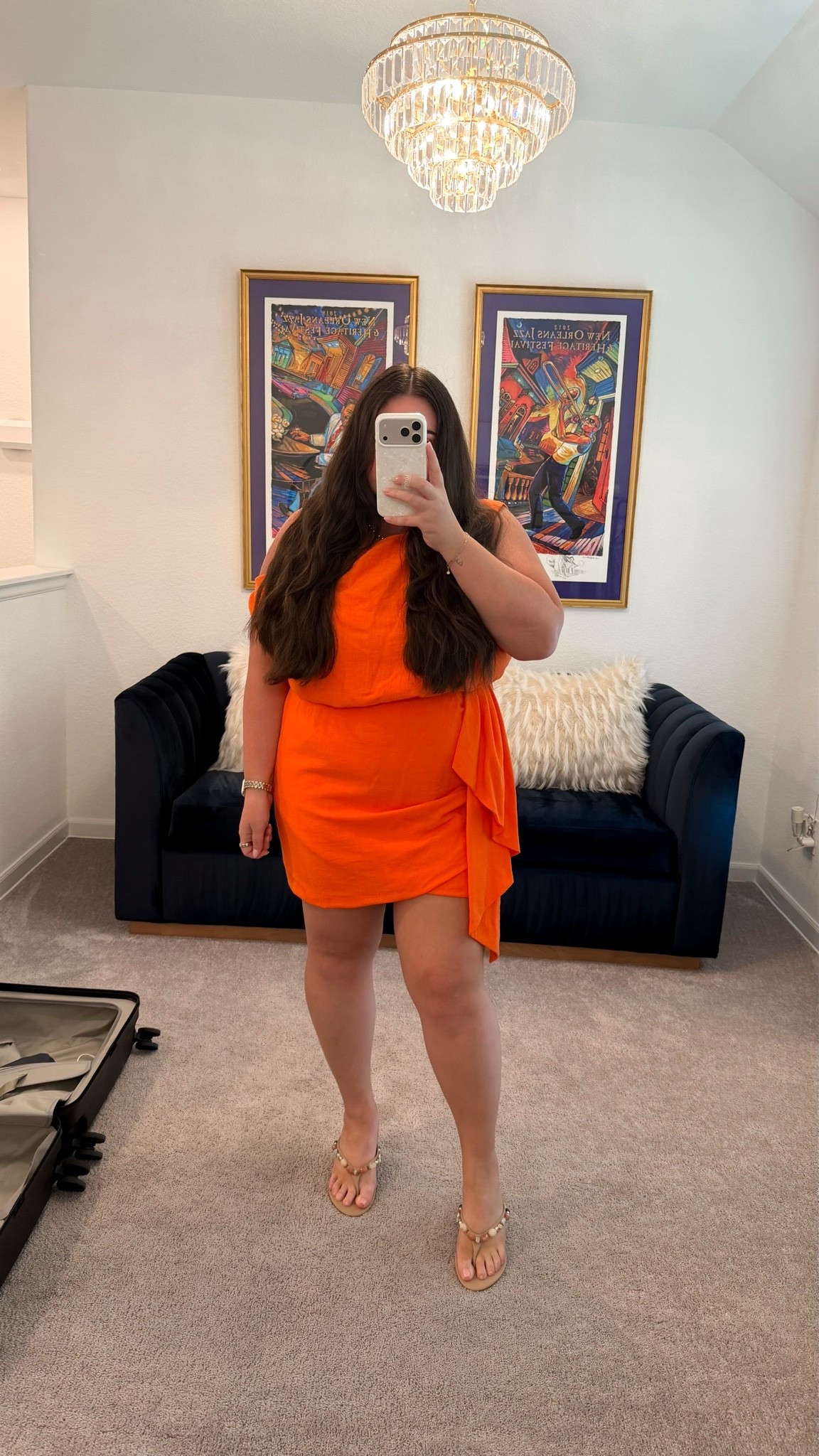 Summer outfit. Summer dress. Bachelorette party dress. Sunset dress. Beaded sandals. Jewel sandals. Steve Madden. Summer outfit ideas. Palm Springs outfit.

#LTKgrwm #LTKootd #LTKSeasonal