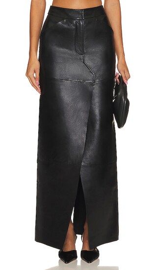 Mariette Maxi Skirt in Black | Revolve Clothing (Global)
