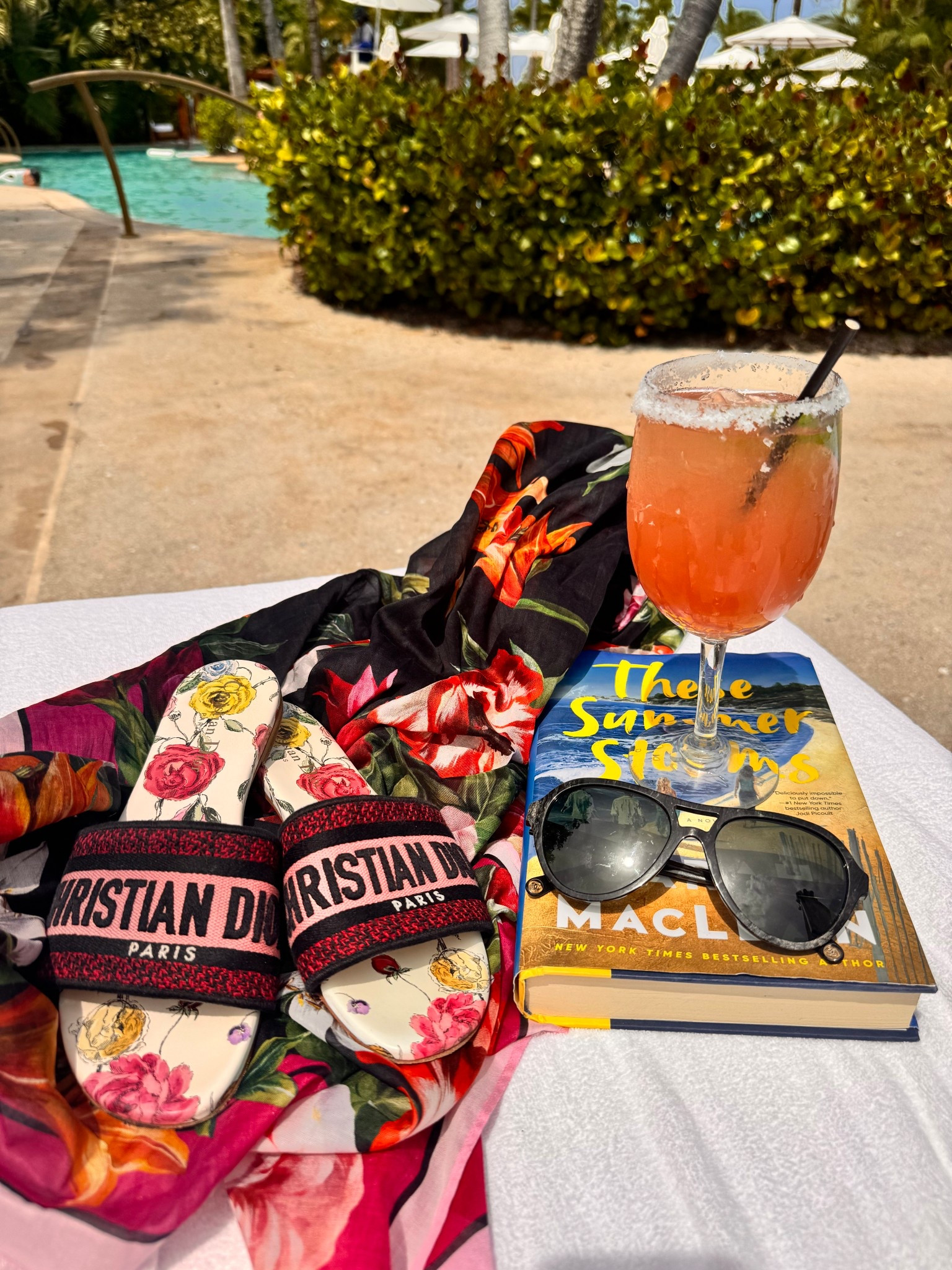 Poolside petals (and a Paloma) 🌺💦🍹

#LTKSeasonal #LTKTravel #LTKootd