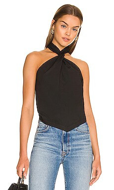 ANINE BING Marilyn Top in Black from Revolve.com | Revolve Clothing (Global)