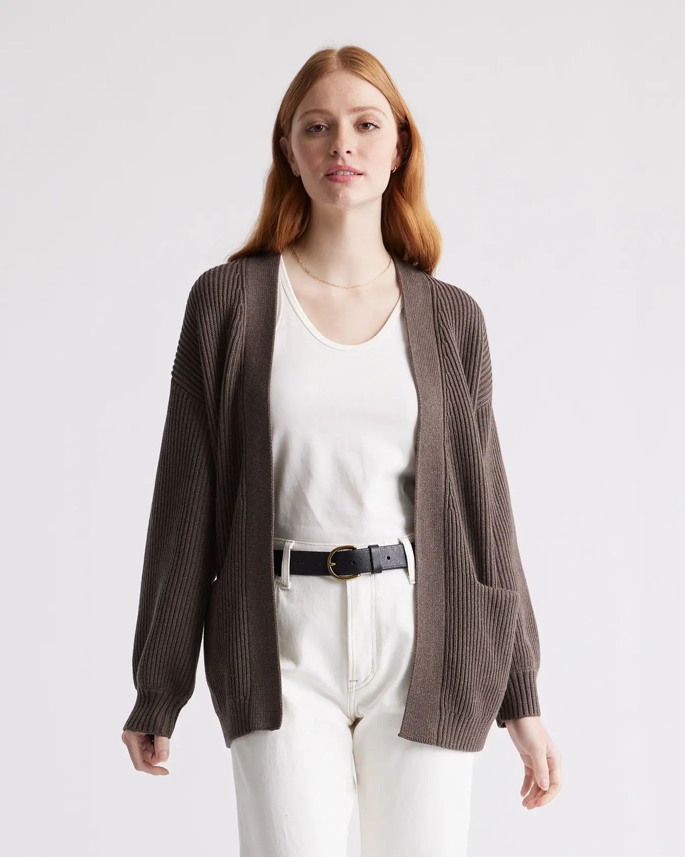 100% Organic Cotton Oversized Cardigan | Quince