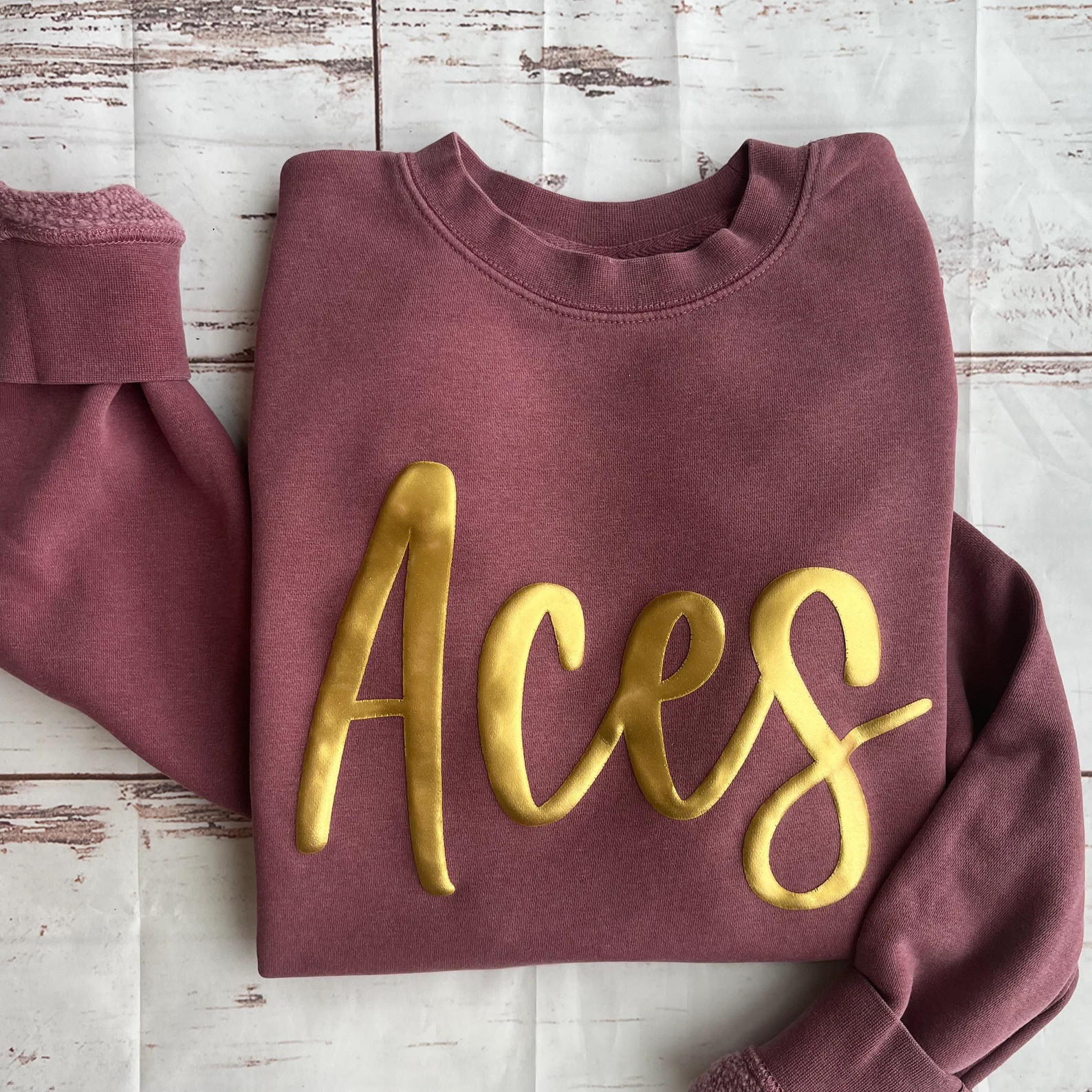 Puff Vinyl Custom Team Crewneck Sweatshirt - Etsy | Etsy (US)