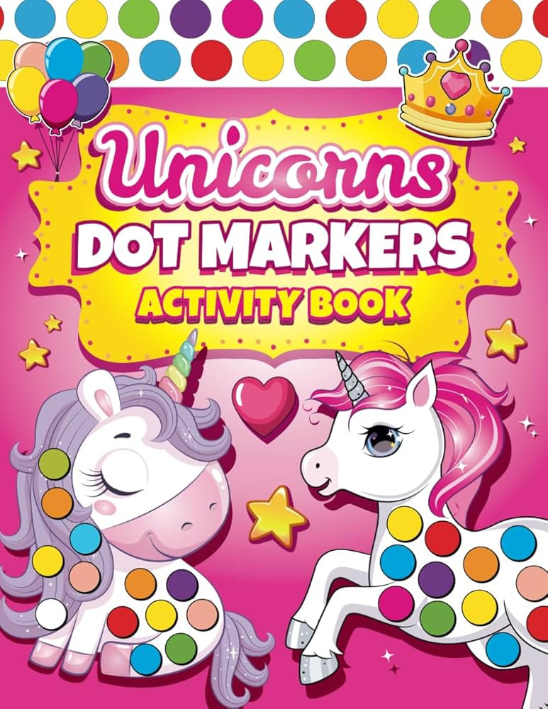 Dot Markers Activity Book Unicorns: Easy Guided BIG DOTS | Dot Coloring Book For Kids & Toddlers ... | Amazon (US)