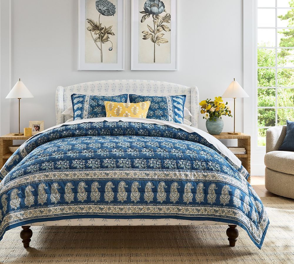 Regan Handcrafted Reversible Quilt & Shams | Pottery Barn (US)