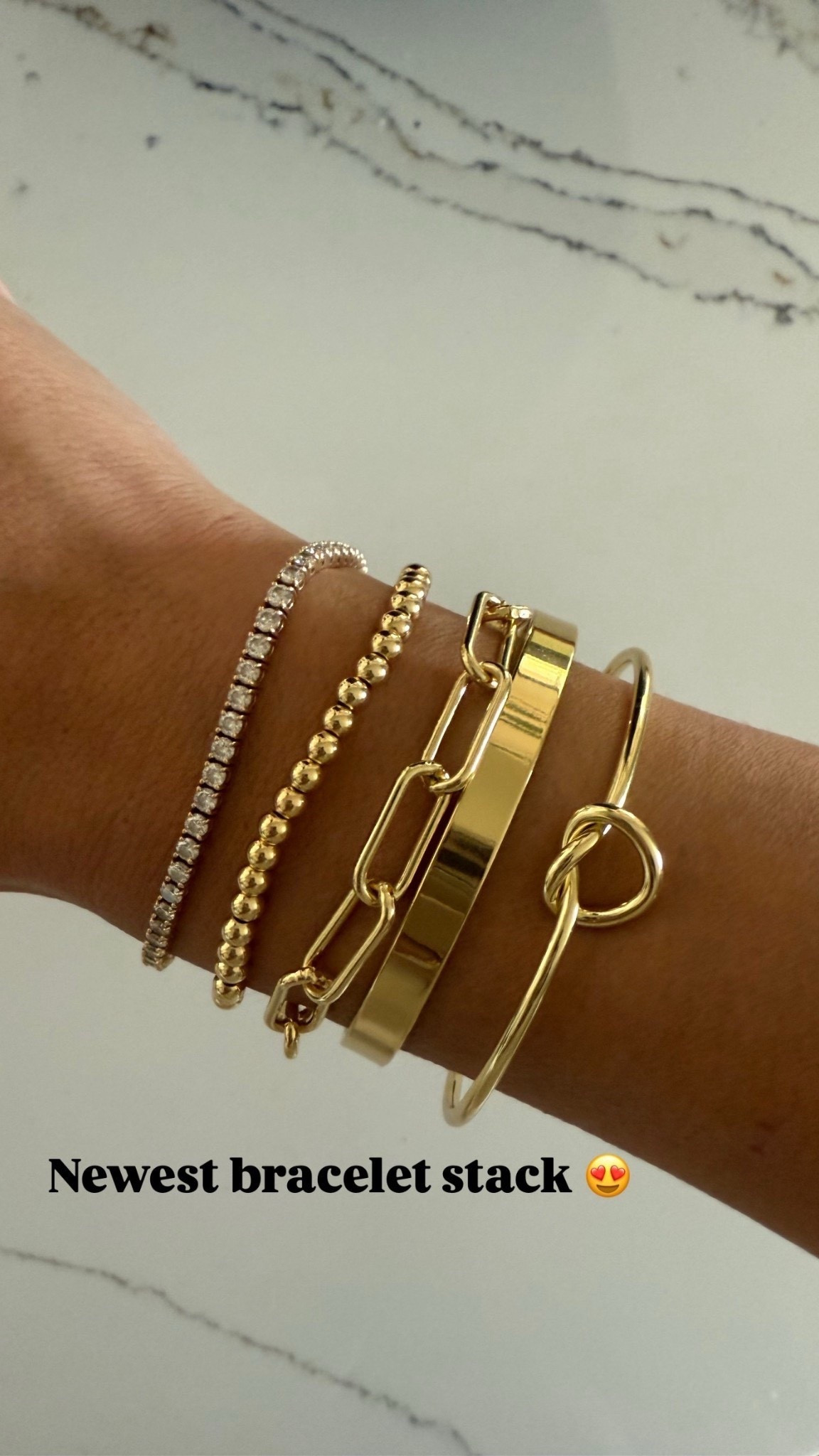 New newest bracelet stack. It’s non tarnish and so cute! 



#LTKFindsUnder50 #LTKOver40 #LTKStyleTip