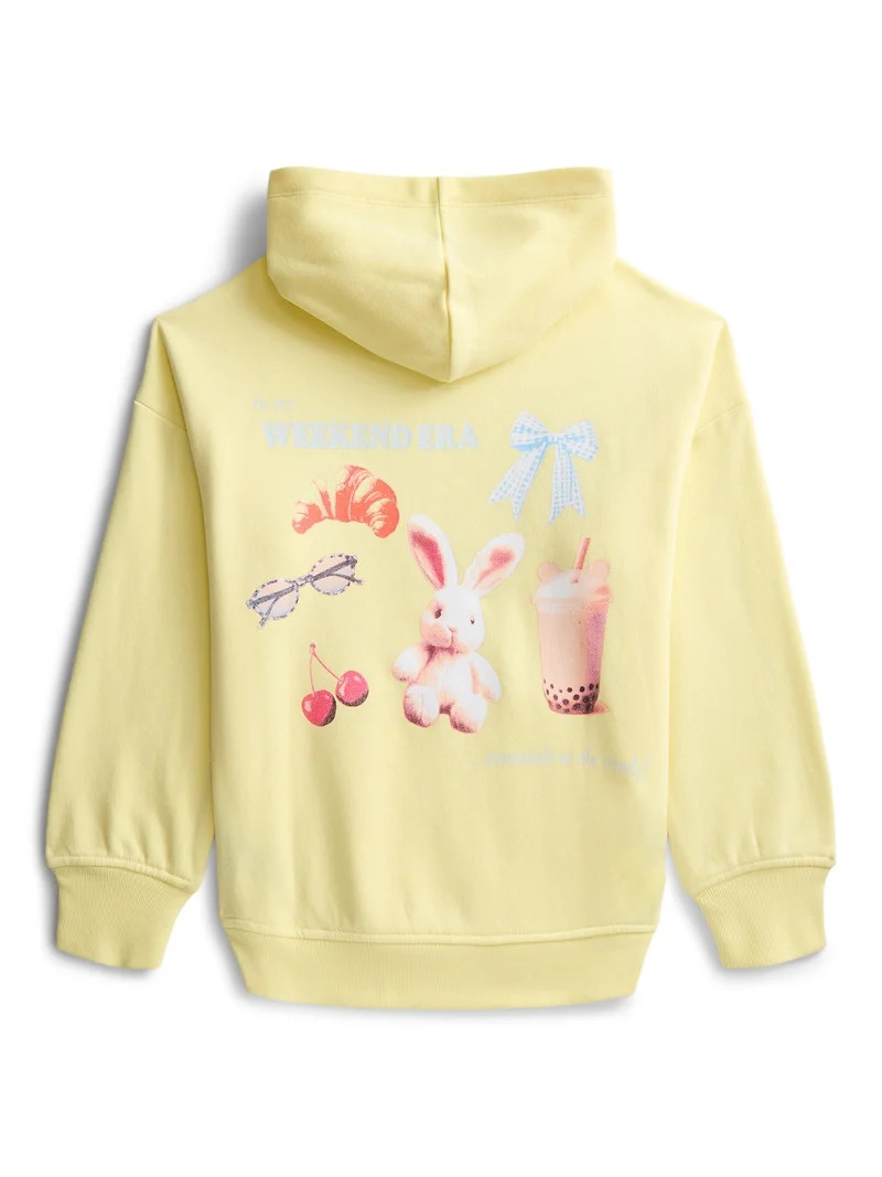 Weekend Academy Girls Graphic Hoodie, Sizes 4-18 | Walmart (US)
