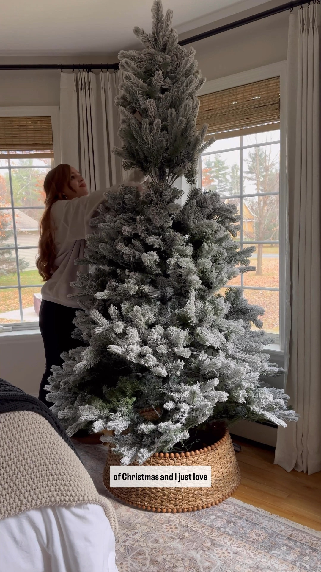 7.5 foot king flock from king of Christmas 

#LTKHome #LTKHoliday