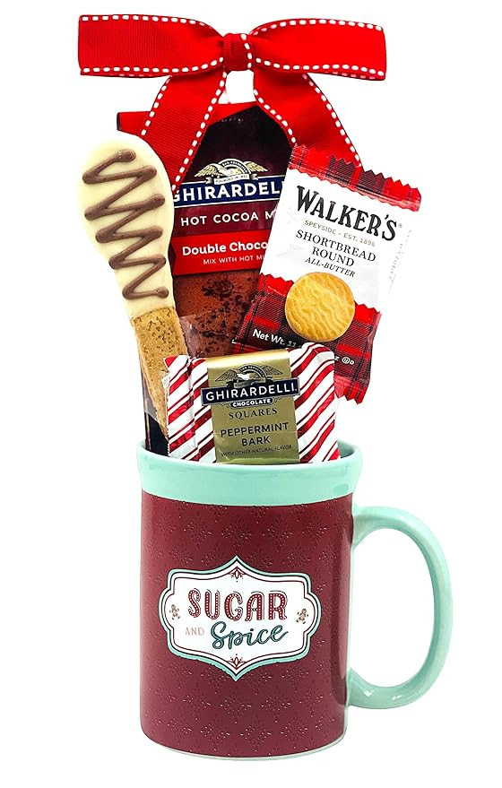 Holiday Chocolate Gift Mug Gift Mug Chocolate Gift Set -2024 Christmas & New Years Holiday Season... | Amazon (US)