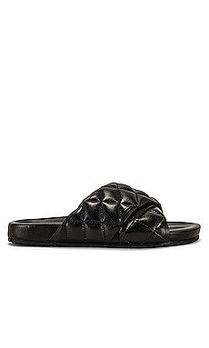 Seychelles Wide Awake Slide in Black Leather from Revolve.com | Revolve Clothing (Global)