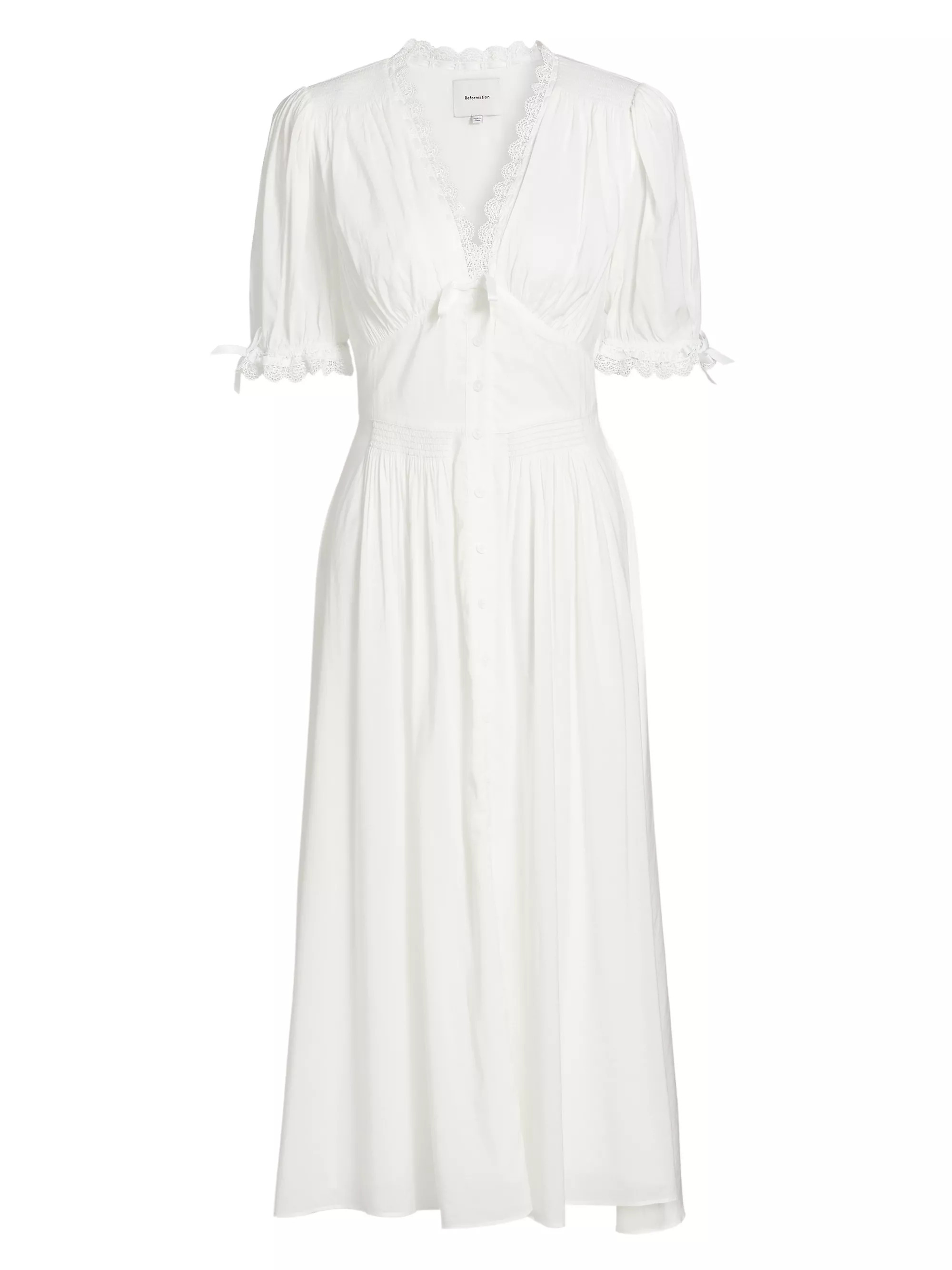 Ketra Cotton Voile Midi-Dress | Saks Fifth Avenue